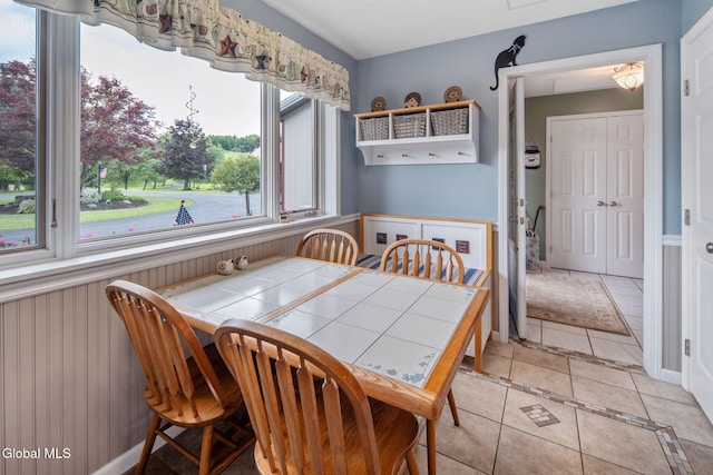 271 Settles Mountain Rd, Cobleskill, NY 12043 - dining room with light tile patterned floors