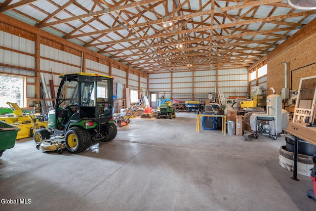 271 Settles Mountain Rd, Cobleskill, NY 12043 - garage with metal wall