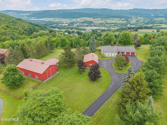 271 Settles Mountain Rd, Cobleskill, NY 12043 - view from above of property with mountains