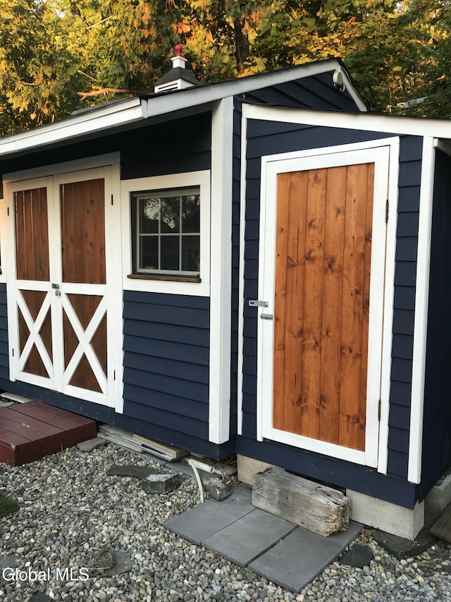 15 Fathom Dr, Stillwater, NY 12866 - view of shed featuring entry steps