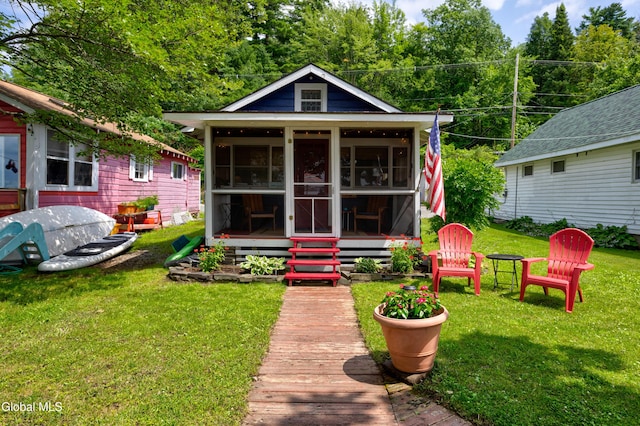 15 Fathom Dr, Stillwater, NY 12866 - view of outdoor structure featuring a sunroom