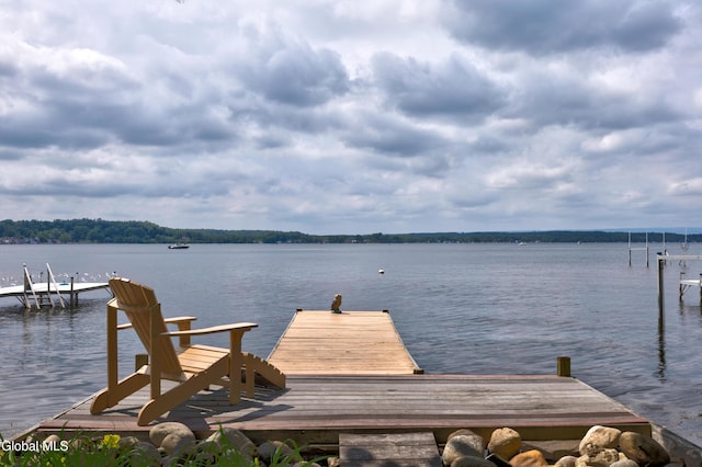 15 Fathom Dr, Stillwater, NY 12866 - dock featuring a water view
