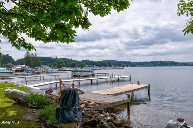15 Fathom Dr, Stillwater, NY 12866 - dock featuring a water view