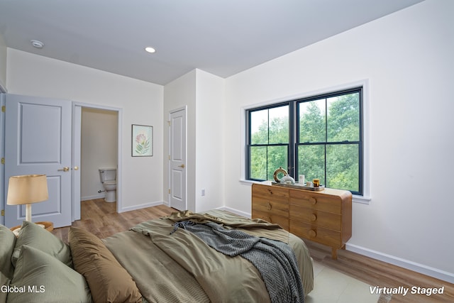 145C Bozenkill Rd, Altamont, NY 12009 - bedroom featuring light wood-type flooring and recessed lighting