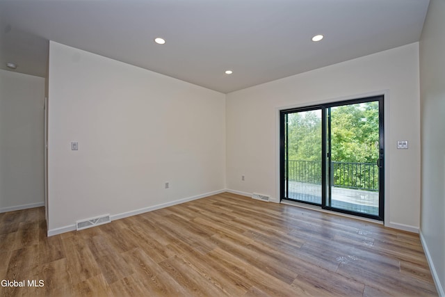 145C Bozenkill Rd, Altamont, NY 12009 - empty room with light wood-style floors and recessed lighting