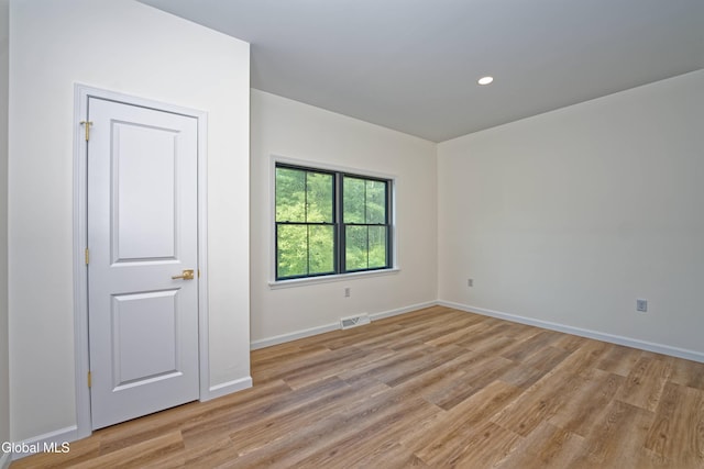 145C Bozenkill Rd, Altamont, NY 12009 - unfurnished room featuring light wood-style flooring and recessed lighting