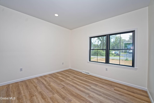 145C Bozenkill Rd, Altamont, NY 12009 - empty room with light wood-type flooring and recessed lighting