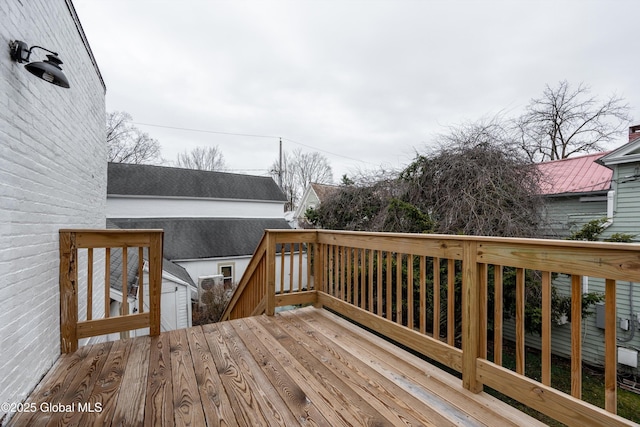 128 Circular St, Saratoga Springs, NY 12866 - view of deck