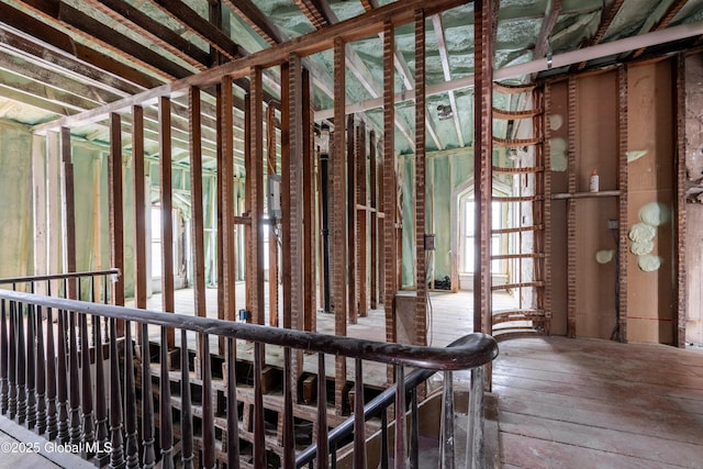 128 Circular St, Saratoga Springs, NY 12866 - miscellaneous room with healthy amount of natural light and hardwood / wood-style flooring