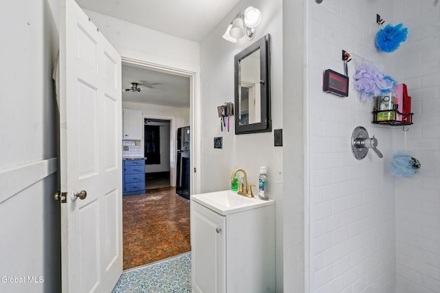 152 Charleston St, Esperance, NY 12066 - full bath featuring vanity and tiled shower