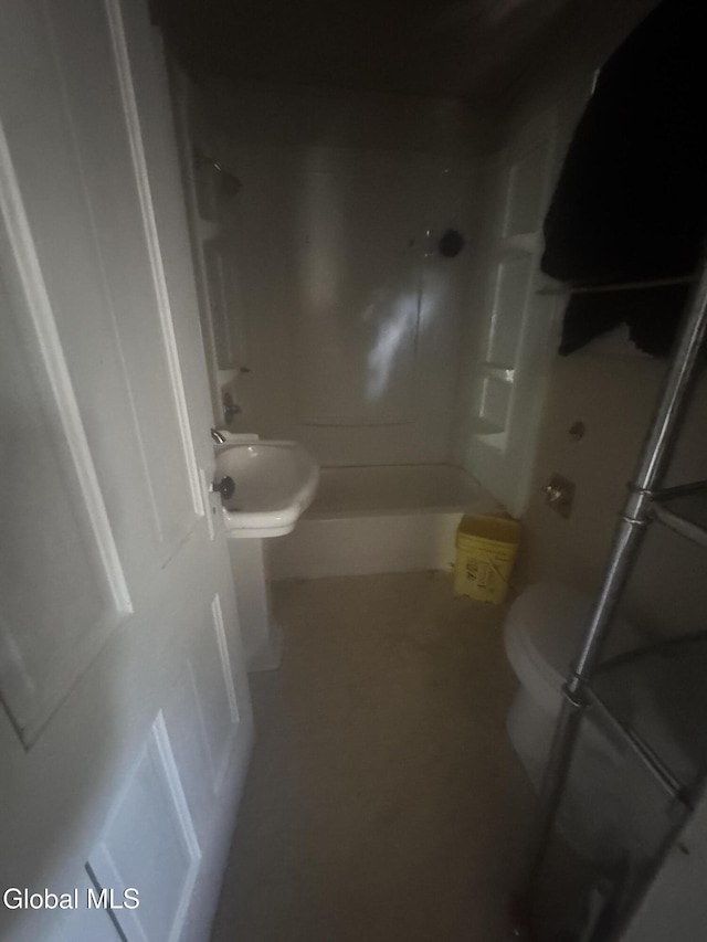 183 Main St, South Glens Falls, NY 12803 - bathroom with toilet and shower / tub combination