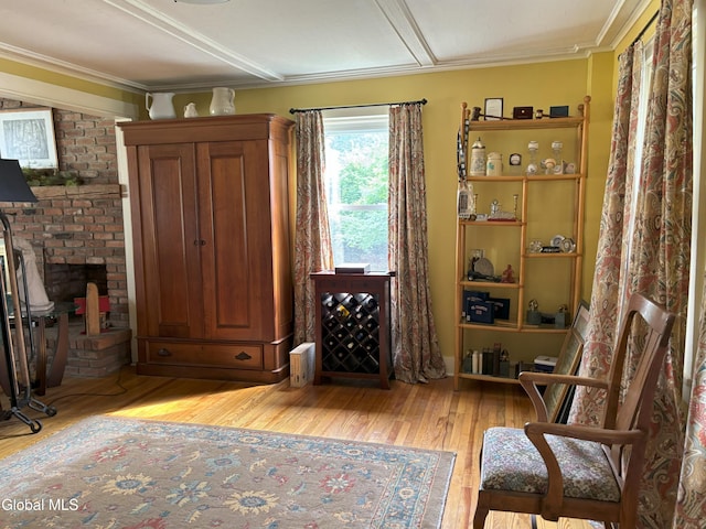 576 County Highway 102, Gloversville, NY 12078 - living area with ornamental molding and light wood finished floors