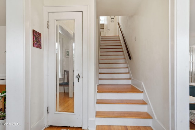 1556 Wendell Ave, Schenectady, NY 12308 - stairway featuring wood finished floors