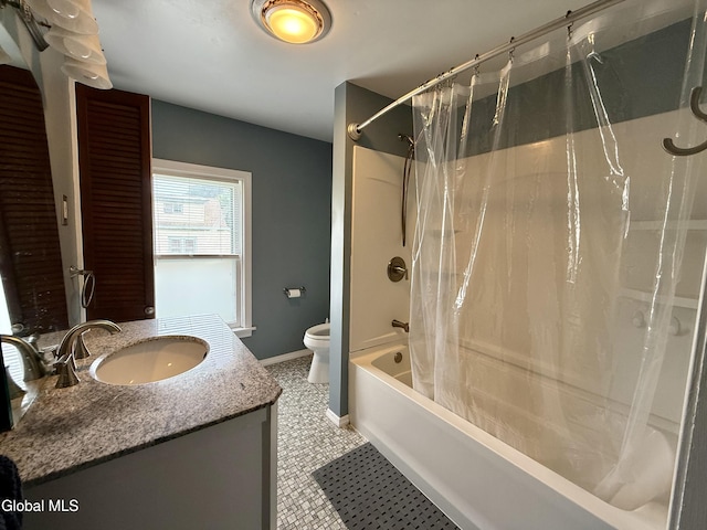 74 Park St, Gloversville, NY 12078 - bathroom featuring shower / bath combo with shower curtain and vanity