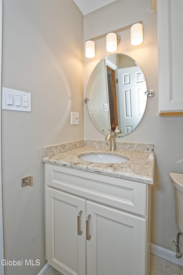 35 Warwick Way, Niskayuna, NY 12309 - bathroom with vanity and baseboards