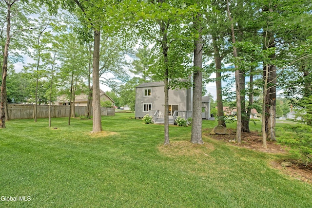 35 Warwick Way, Niskayuna, NY 12309 - view of yard featuring a wooden deck