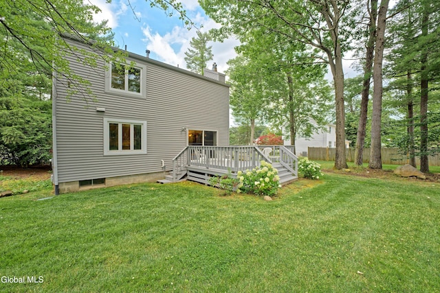 35 Warwick Way, Niskayuna, NY 12309 - back of house featuring a chimney and a wooden deck