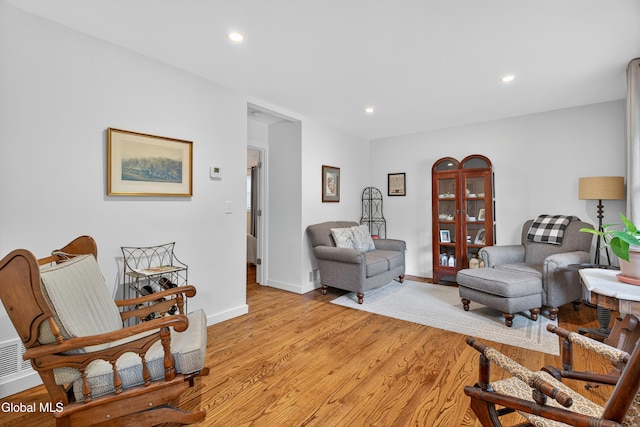 55 Crescent Ave, Saratoga Springs, NY 12866 - living area featuring light wood-style flooring and recessed lighting