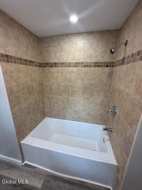 1338 Crane St, Schenectady, NY 12303 - bathroom with shower / tub combination and baseboards