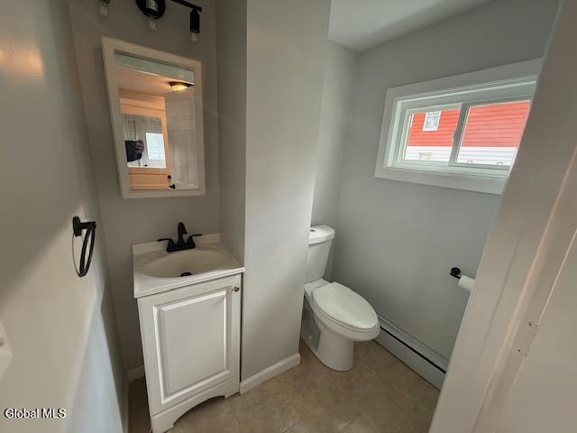 1338 Crane St, Schenectady, NY 12303 - half bath with toilet and vanity
