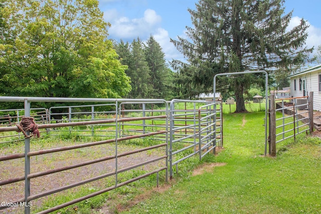 420 Caverns Rd, Cobleskill, NY 12092 - view of yard featuring an exterior structure