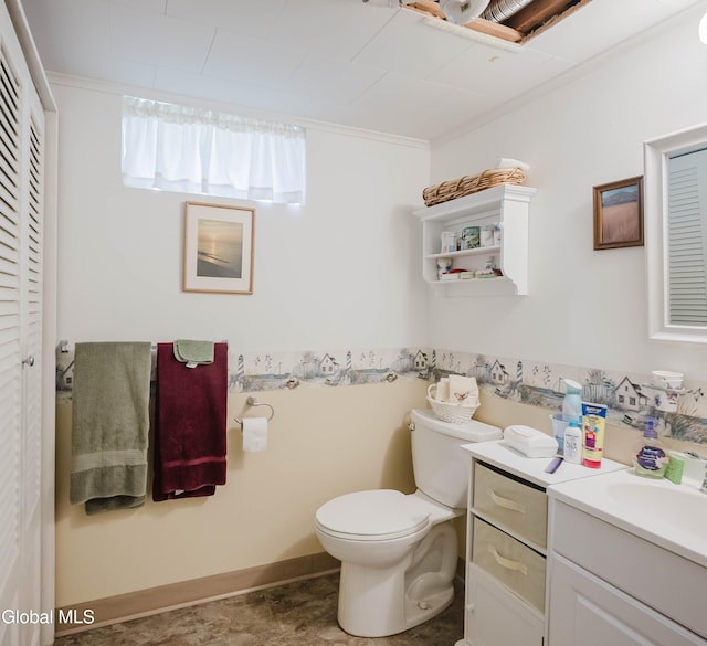 19 Drawbridge Dr, Guilderland, NY 12203 - bathroom featuring vanity and toilet