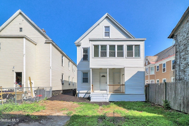 421 Summit Ave, Schenectady, NY 12307 - back of property featuring a porch