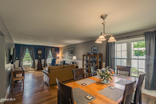 54 S Whitney Rd, Stillwater, NY 12866 - dining area with dark wood-type flooring