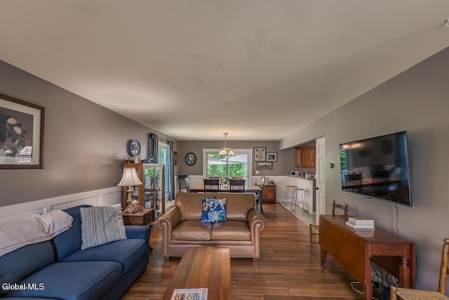 54 S Whitney Rd, Stillwater, NY 12866 - living area with dark wood finished floors