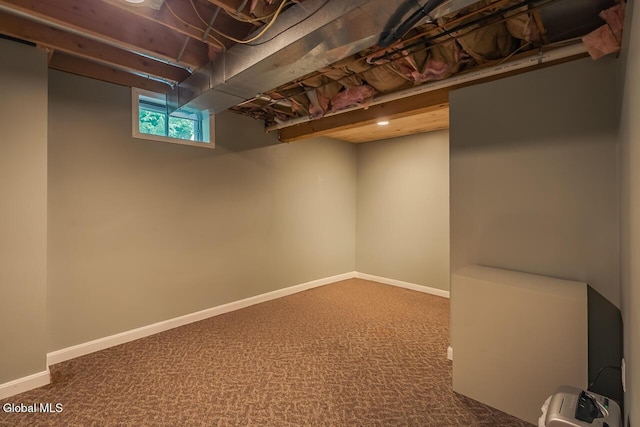 54 S Whitney Rd, Stillwater, NY 12866 - basement with carpet and baseboards