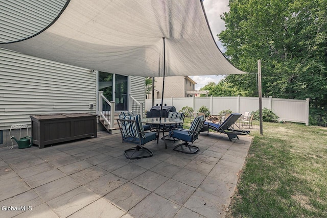 54 S Whitney Rd, Stillwater, NY 12866 - view of patio featuring entry steps