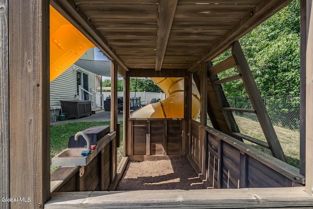 54 S Whitney Rd, Stillwater, NY 12866 - view of patio featuring entry steps