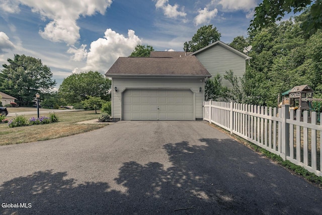 54 S Whitney Rd, Stillwater, NY 12866 - garage featuring asphalt driveway