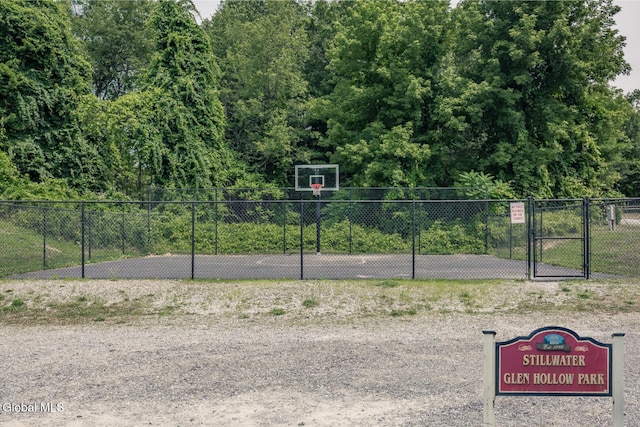 54 S Whitney Rd, Stillwater, NY 12866 - view of sport court featuring a gate