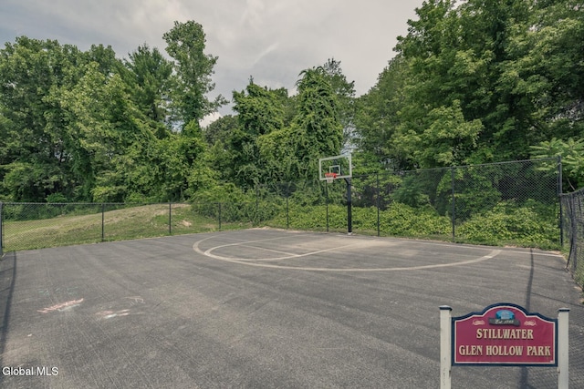 54 S Whitney Rd, Stillwater, NY 12866 - view of sport court featuring community basketball court