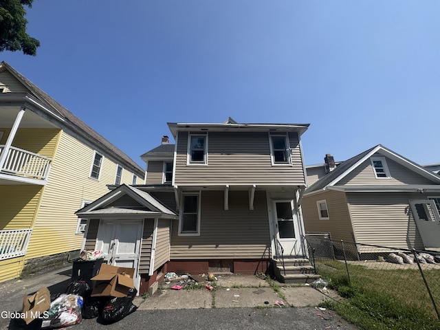 261 Altamont Ave, Schenectady, NY 12304 - rear view of property with entry steps