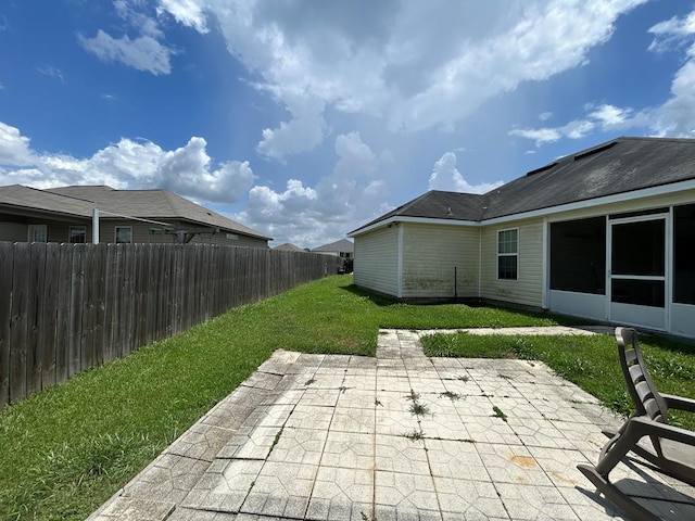 5175 Calvary Cir, Valdosta, GA 31605 - view of patio / terrace featuring a sunroom