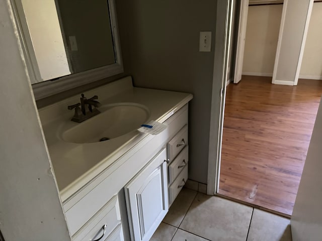 11 Crestwood Cir, Valdosta, GA 31602 - bathroom with vanity and tile patterned flooring