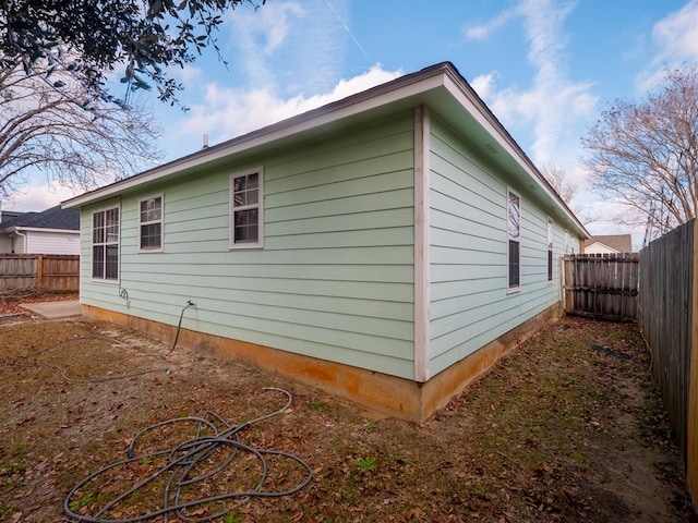 view of property exterior