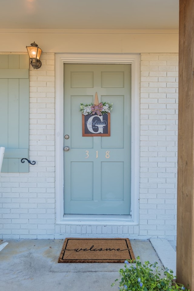 view of property entrance