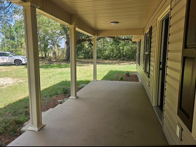 view of patio