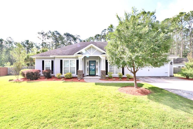 3342 Norton Pl, Valdosta, GA 31605 - view of front of home with concrete driveway and an attached garage
