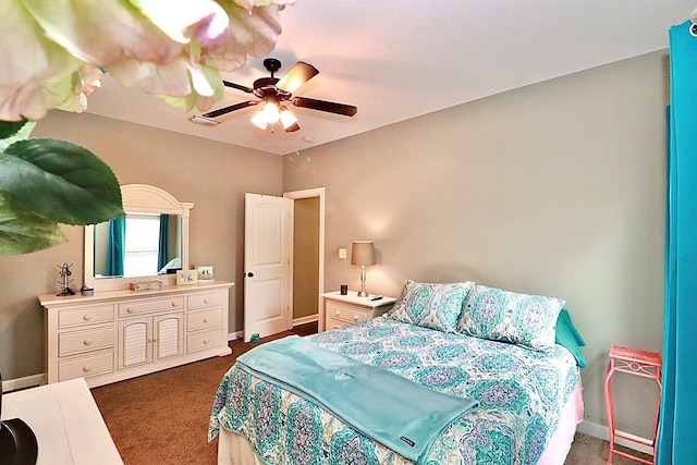 3342 Norton Pl, Valdosta, GA 31605 - bedroom featuring carpet flooring and a ceiling fan