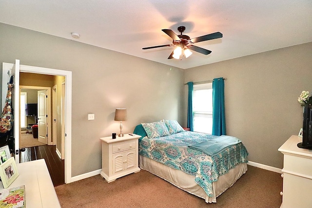 3342 Norton Pl, Valdosta, GA 31605 - bedroom with carpet floors and a ceiling fan