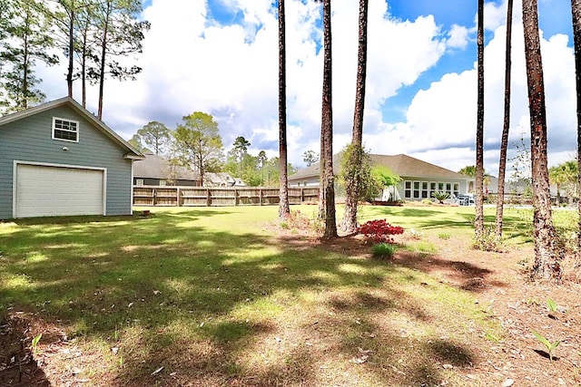3342 Norton Pl, Valdosta, GA 31605 - view of yard with a detached garage