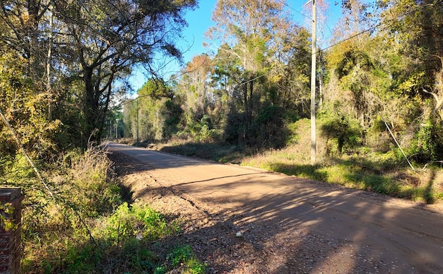 view of road