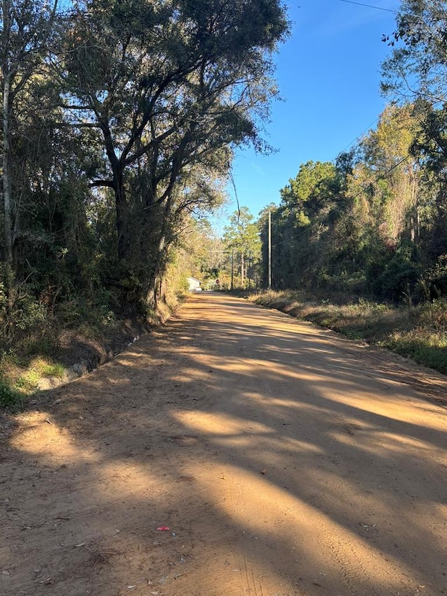 view of road