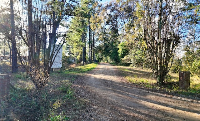 view of road