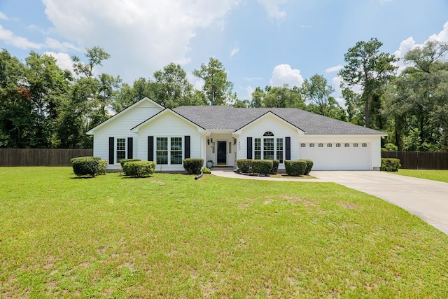 4600 Rustic Ridge Rd, Valdosta, GA 31602 - ranch-style house featuring concrete driveway and an attached garage