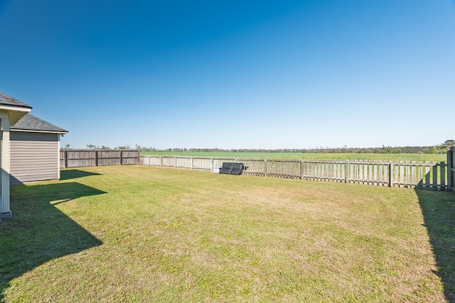 3908 Crusader Ct, Valdosta, GA 31605 - view of yard with a fenced backyard and a rural view